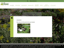 Tablet Screenshot of jardinerieclarac.fr